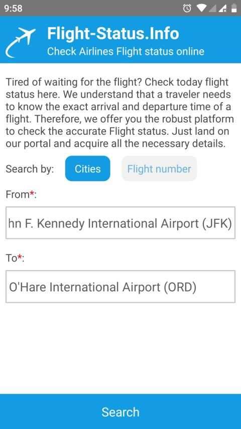 Flight Status स्क्रीनशॉट 4