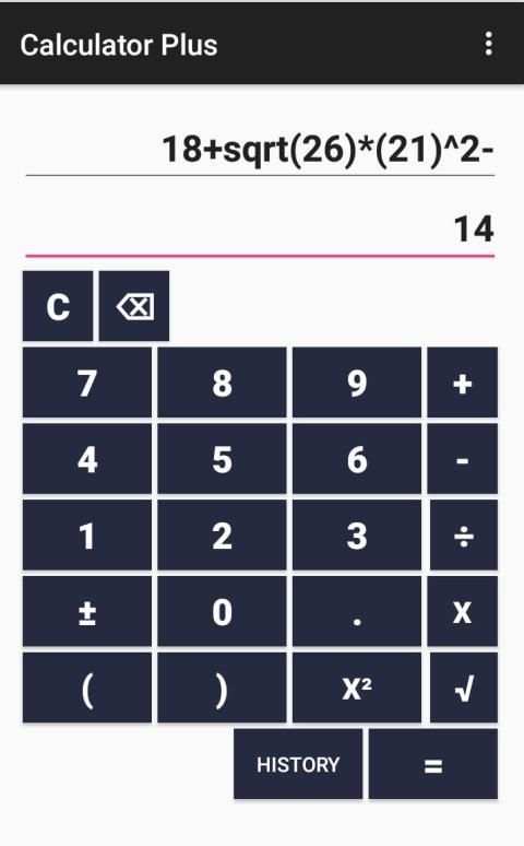 Calculator स्क्रीनशॉट 1