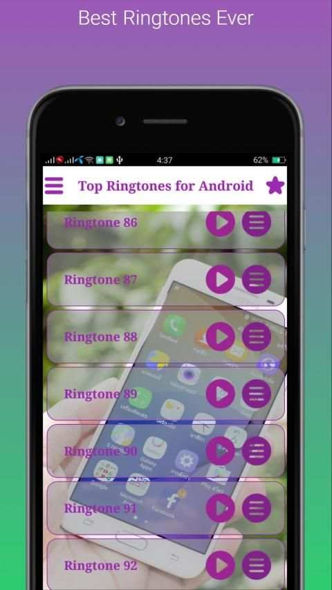 Top 100 Ringtones for Android Mobiles स्क्रीनशॉट 2