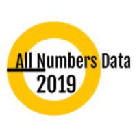 All Numbers Data 2019