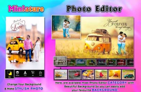 Miniature Photo Editor स्क्रीनशॉट 4