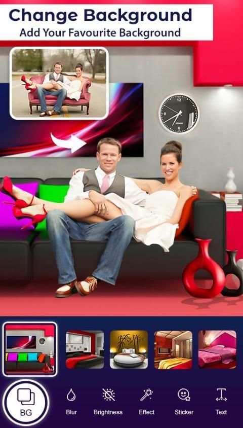 Bedroom Photo Editor स्क्रीनशॉट 5