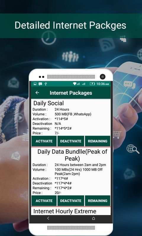 Mobile Packages Pakistan - Mobile Network Packages screenshot 4