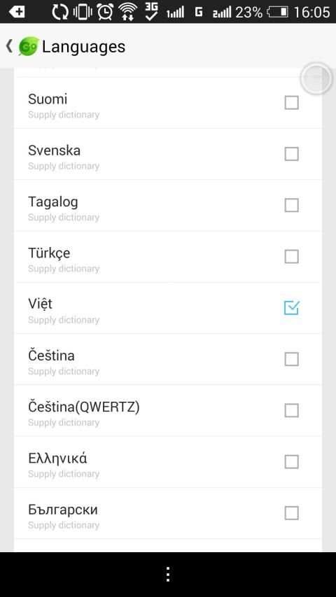 Vietnamese for GO Keyboard screenshot 2