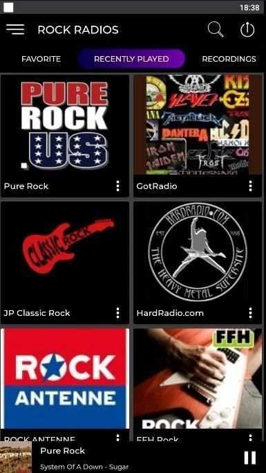 ROCK RADIOS - Melhores Rádios de Rock! screenshot 3