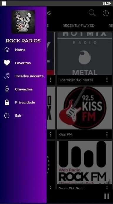 ROCK RADIOS - Melhores Rádios de Rock! screenshot 5