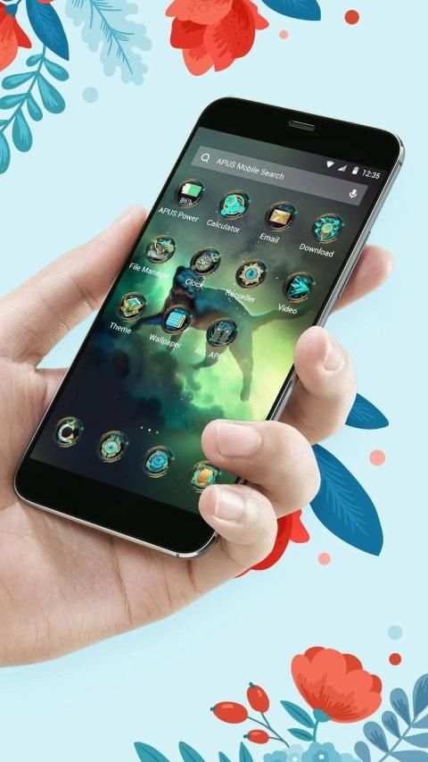 Viverridae-APUS Launcher theme स्क्रीनशॉट 1