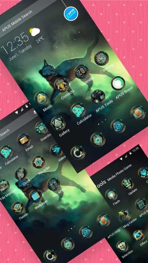 Viverridae-APUS Launcher theme स्क्रीनशॉट 2