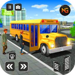 Real High School Bus Driver: Offroad Bus Driving