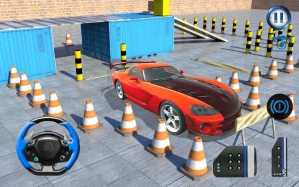 Real Car Driving Test Parking Simulator screenshot 4