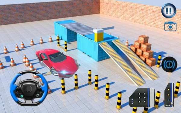 Real Car Driving Test Parking Simulator screenshot 1