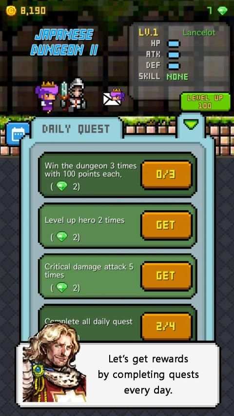 Japanese Dungeon 2: Save the king स्क्रीनशॉट 3