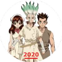 Dr Stone Anime Wallpaper HD logo