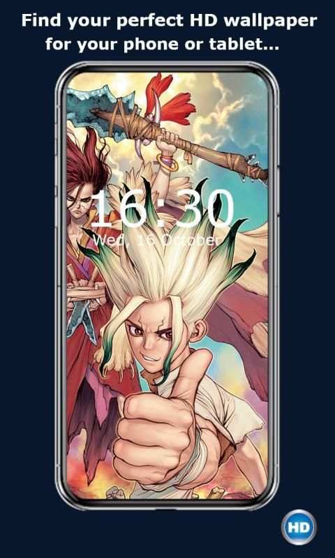 Dr Stone Anime Wallpaper HD स्क्रीनशॉट 3