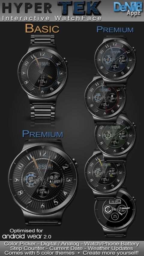 Hyper Tek HD WatchFace Widget & Live Wallpaper screenshot 32