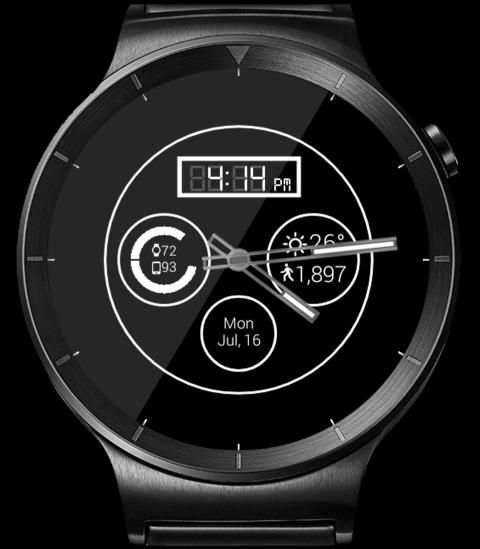Hyper Tek HD WatchFace Widget & Live Wallpaper screenshot 2