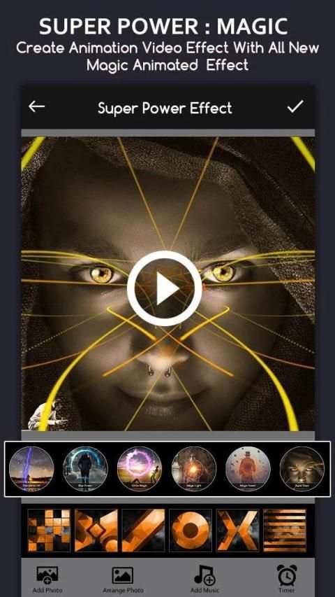 Super Power Effect Video Maker : Photo Animation screenshot 6