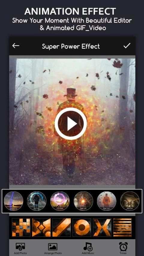 Super Power Effect Video Maker : Photo Animation screenshot 3