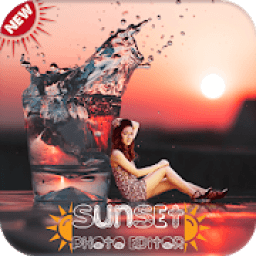 Sunset Photo Editor - Sunset Photo Frames आइकन