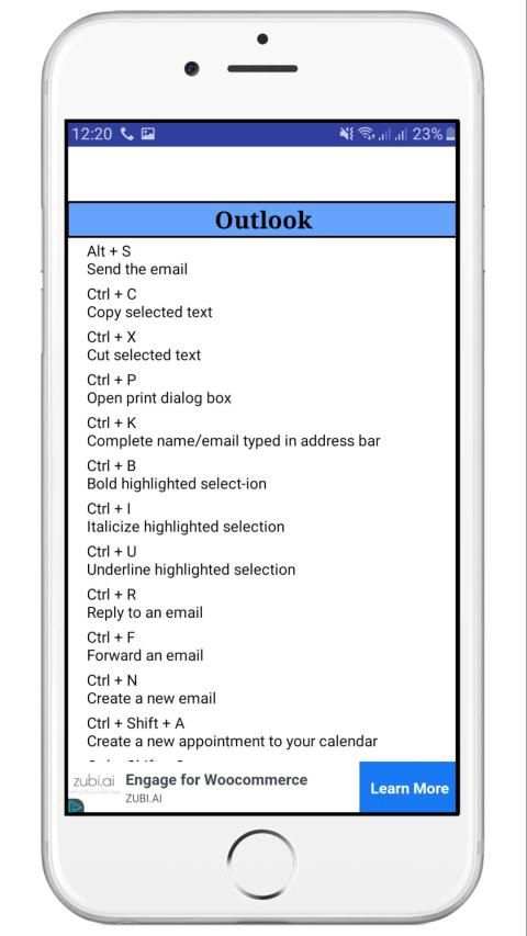 Computers Shortcut Keys screenshot 3