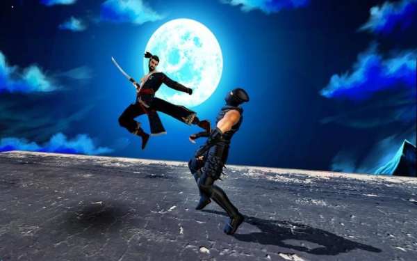 Ninja Assassin vs Samurai : Shadow fighting games स्क्रीनशॉट 2