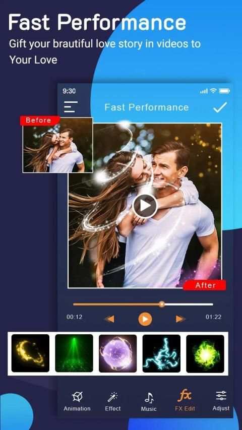 Photo Animation Video Effect Maker with Music स्क्रीनशॉट 4