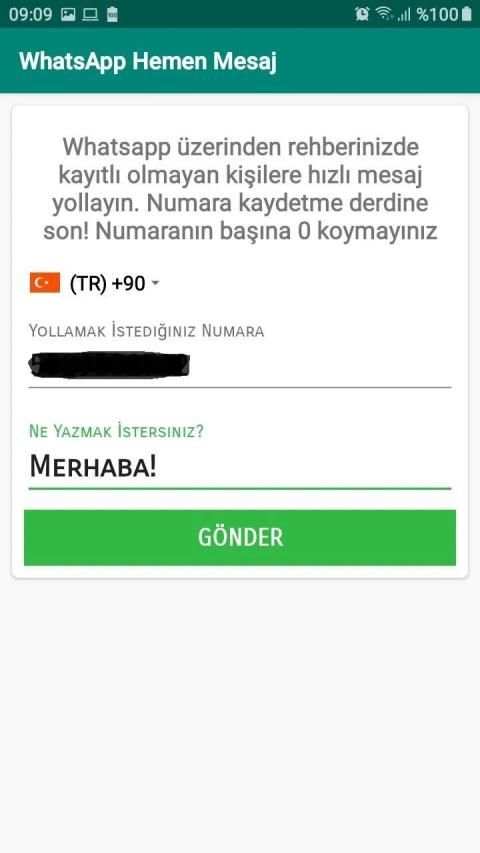 WP Hemen Mesaj screenshot 2