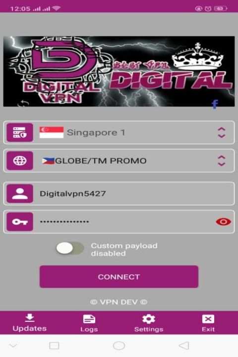 Digital VPN (official) screenshot 2