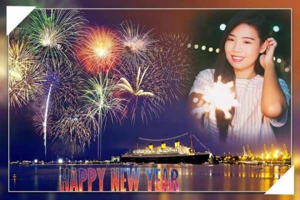 Happy New Year Photo Frames स्क्रीनशॉट 3