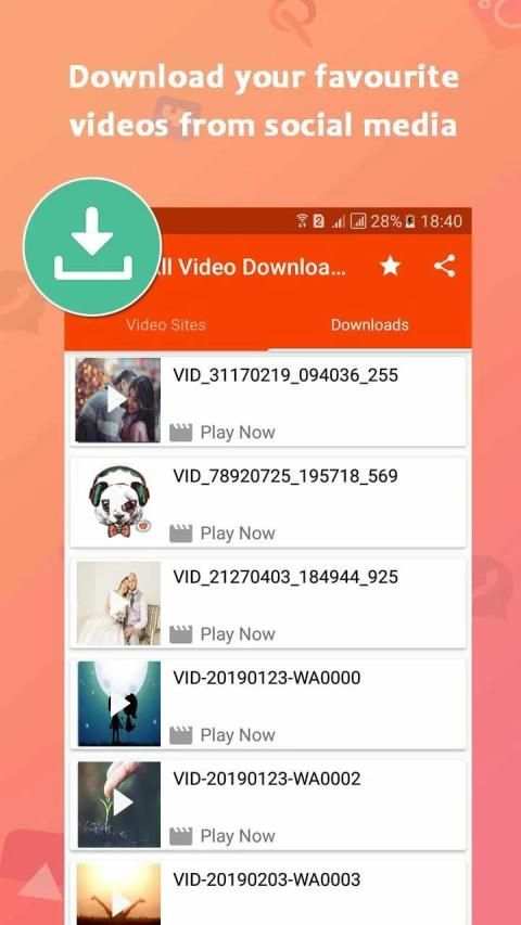 All Videos Downloader 2019 - VidSave स्क्रीनशॉट 7