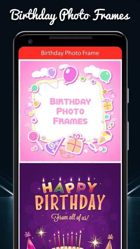 Happy Bithday Photo Frames New 2019 स्क्रीनशॉट 4