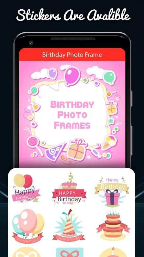 Happy Bithday Photo Frames New 2019 स्क्रीनशॉट 2