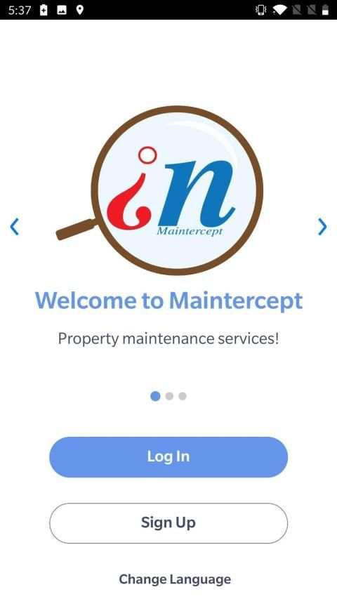 Maintercept Mobile App screenshot 1