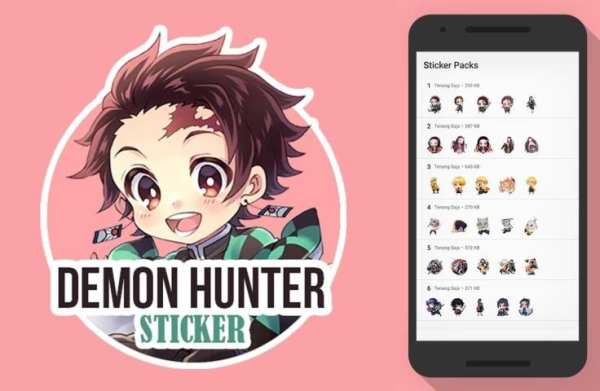 Demon Hunter Slayer Sticker स्क्रीनशॉट 6