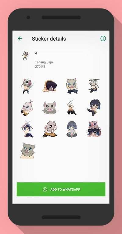 Demon Hunter Slayer Sticker स्क्रीनशॉट 2