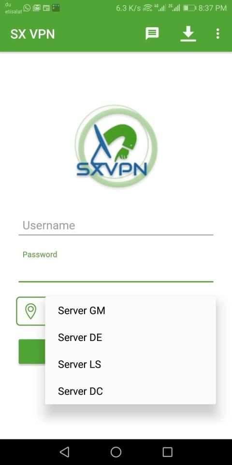 SX VPN screenshot 3