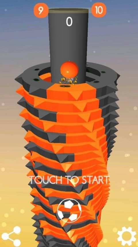 Color Stack Ball - Hit Stack Blast Ball स्क्रीनशॉट 1