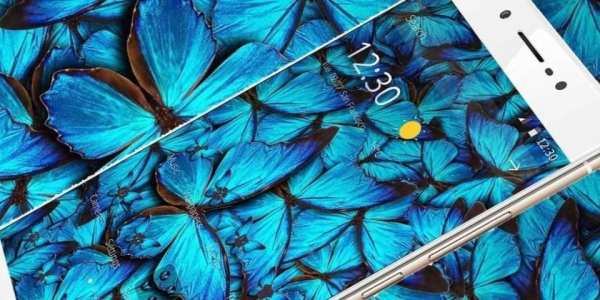 Blue Pattern Butterfly Theme स्क्रीनशॉट 1