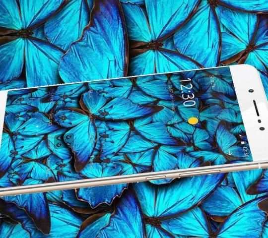 Blue Pattern Butterfly Theme स्क्रीनशॉट 3