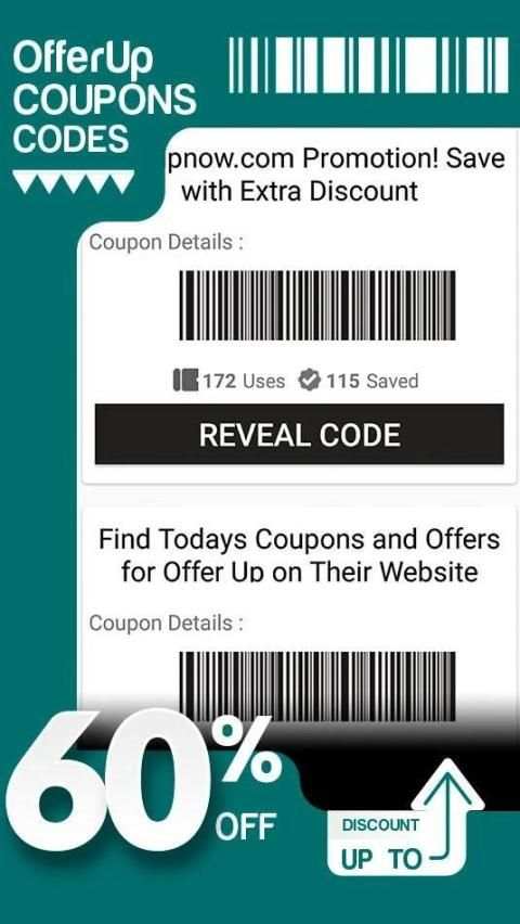 Coupons for OfferUp * Deals & Discounts स्क्रीनशॉट 2