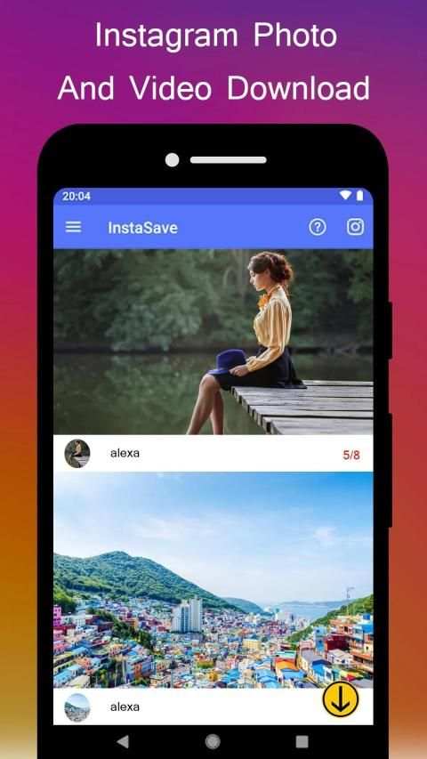 InstaSave : VidStatus PicStatus Save for Instagram screenshot 1