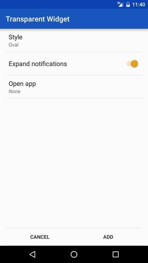 Transparent Widget screenshot 5
