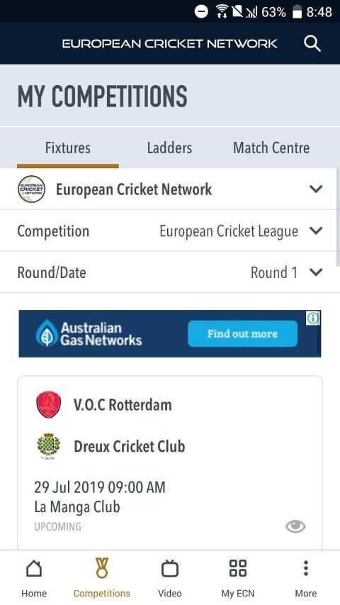 ECN - European Cricket Network screenshot 5