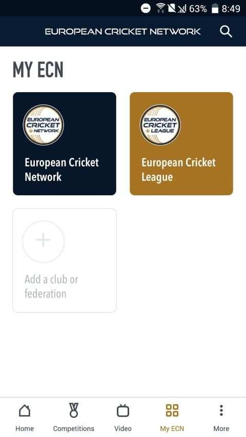 ECN - European Cricket Network screenshot 2