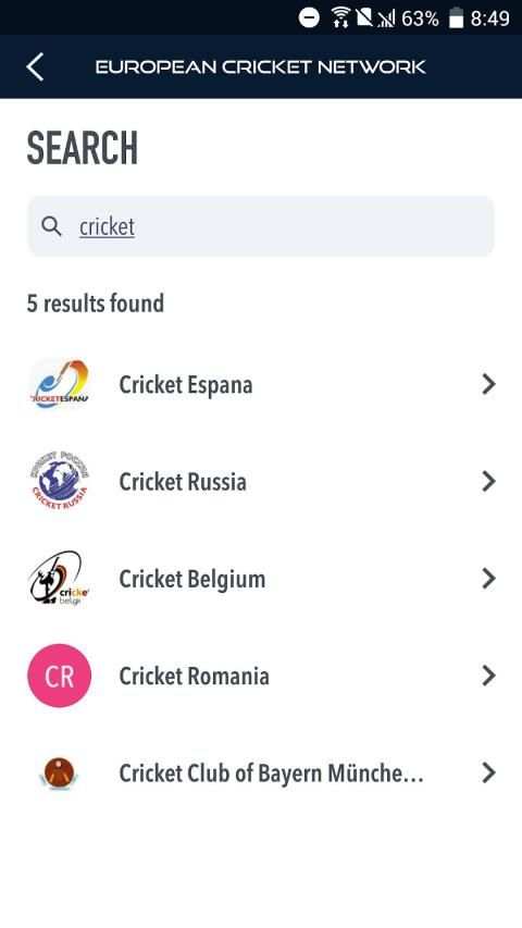 ECN - European Cricket Network screenshot 1