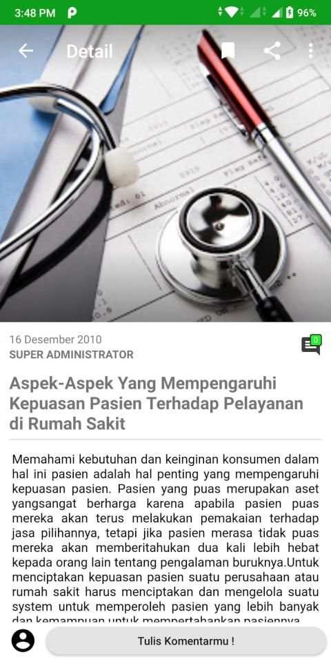 Mobile RSUD Sinjai screenshot 1
