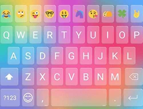 Rainbow Love - Emoji Keyboard with Call Screening स्क्रीनशॉट 2
