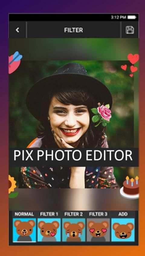 pix photo editor screenshot 1