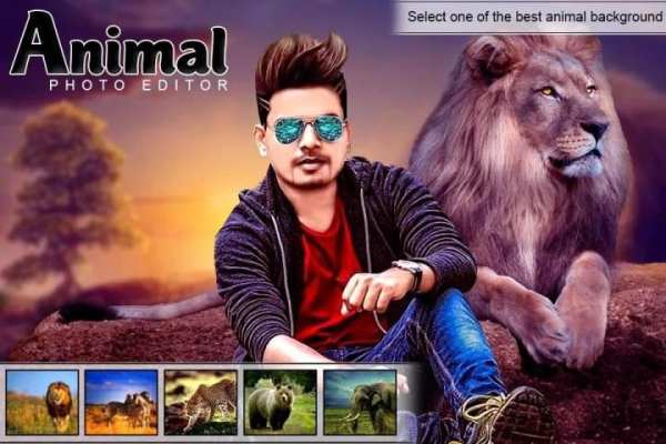 Animal Photo Editor स्क्रीनशॉट 5