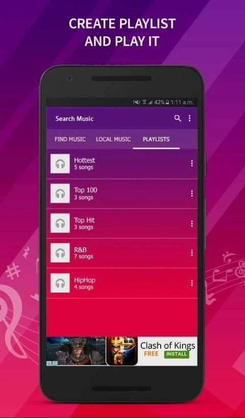Download Mp3 Music - Free Tube Music Mp3 Player screenshot 3